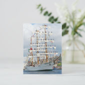 Segel-Parade Postkarte (Stehend Vorderseite)