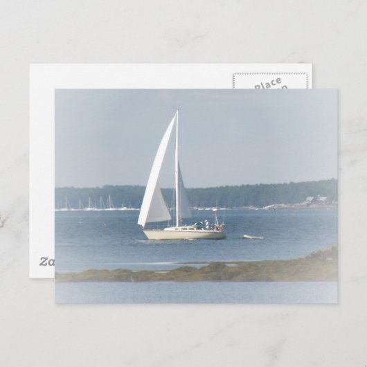 Segel-Postkarte Postkarte (Vorne/Hinten)