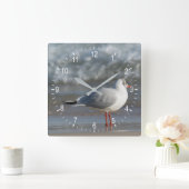 Segel Quadratische Wanduhr (Zuhause)