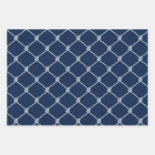 Segel Ropes Nautical Coastal Geschenkpapier Set (Vorderseite 2)