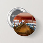 Segel-Schiff Ocean Storm Button (Vorne & Hinten)