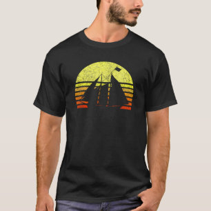 Segel Schooner Schiff Holzboot Wasserschiff Wasser T-Shirt