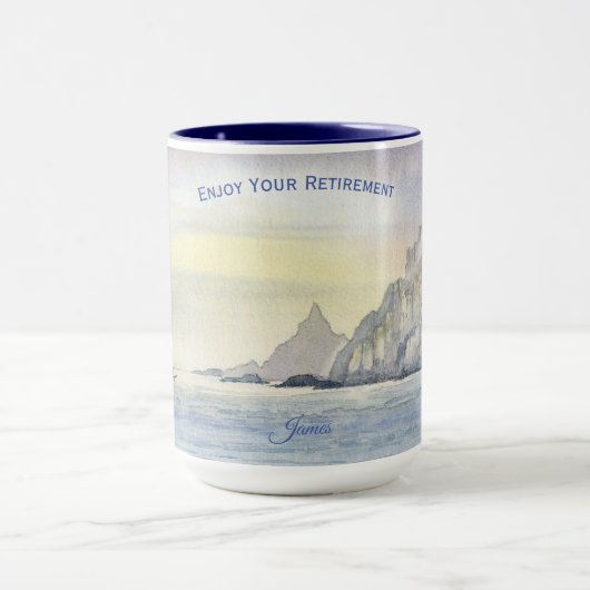 Segel Sea Ocean Boat Retirement Coffee Tasse (Zentrum)