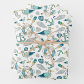 Segel-Segel-Seagull-Reserve Geschenkpapier Set (Beispiel)