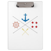 Segel-Segelboot Ore Clip Board Klemmbrett (Vorderseite)