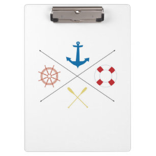 Segel-Segelboot Ore Clip Board Klemmbrett