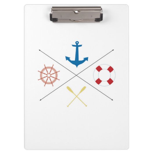 Segel-Segelboot Ore Clip Board Klemmbrett (Vorderseite)