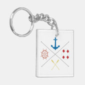 Segel-Segelboot Ore Schlüsselkette Schlüsselanhänger (Vorderseite links)