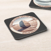 Segel Stone Death Valley Kalifornien Getränkeuntersetzer (Linke Seite)