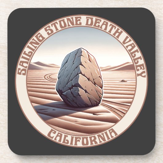 Segel Stone Death Valley Kalifornien Getränkeuntersetzer (Vorderseite)
