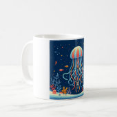 Segel/Strand/Quallen an der Küste Kaffeetasse (Vorderseite Links)