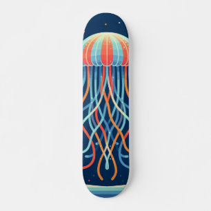 Segel/Strand/Quallen an der Küste Skateboard