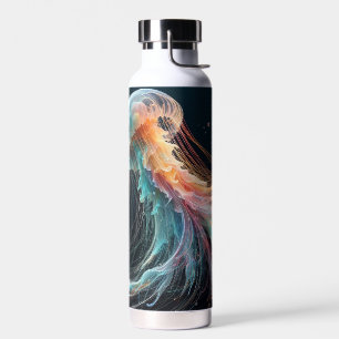Segel/Strand/Quallen an der Küste Trinkflasche