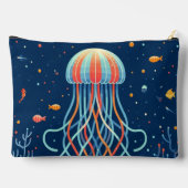 Segel/Strand/Quallen an der Küste Zubehörtasche (Rückseite)