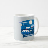 Segel, Strauß, Traum: Die prächtige Welt des Meere Kaffeetasse (VorderseiteRechts)
