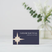 Segel- und Bootsschiff der Marine Visitenkarte (Stehend Vorderseite)