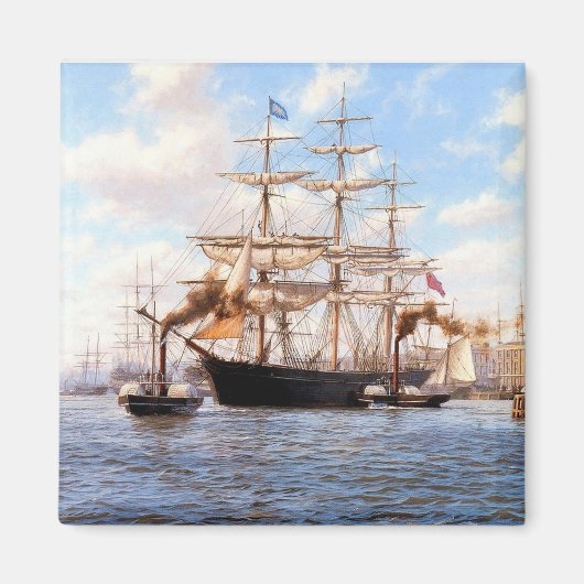 Segel und Dampf im Hafen Magnet (Vorne)
