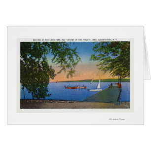 Segel- und Motorboote in der Szene von Roseland Pa