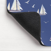 Segel und Möwen Mousepad (Ecke)