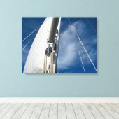 Segel und Rigging Leinwanddruck (Insitu (Holzboden))