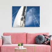 Segel und Rigging Leinwanddruck (Insitu (Wohnzimmer))