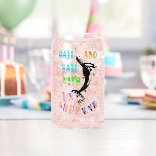 Segel und Segel mit unverschlossenem Auge Dosenglas