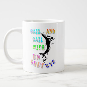 Segel und Segel mit unverschlossenem Auge Jumbo-Tasse