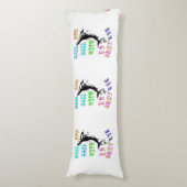 Segel und Segel mit unverschlossenem Auge Seitenschläferkissen (Vorderseite Vertikal)