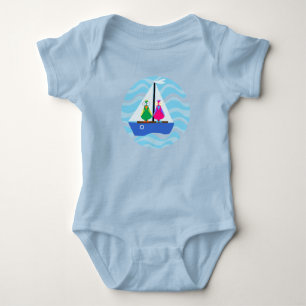 Segel Vögel Baby Bodysuit Strampler