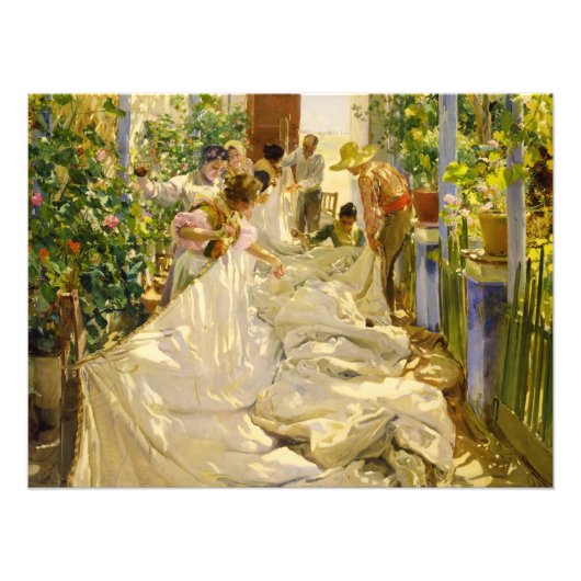 Segel von Joaquin Sorolla Fotodruck (Vorne)