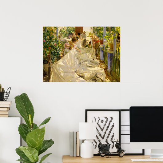 Segel von Joaquin Sorolla Poster (Heimbüro)