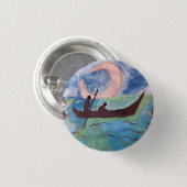 Segel von Moonlight Abzeichen Button (Vorne & Hinten)