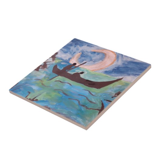 Segel von Moonlight Keramik Tile Fliese (Seite)