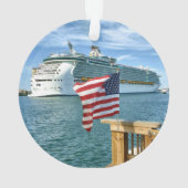 Segel-Weg fröhliches Cruisemas Ornament (Rückseite)