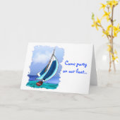 Segel weg karte (Gelbe Blume)