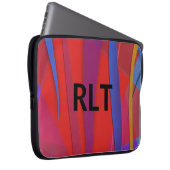 Segel weg monogrammiert laptopschutzhülle (Vorne Rechts)