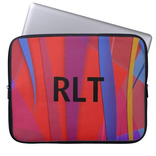 Segel weg monogrammiert laptopschutzhülle (Vorderseite)