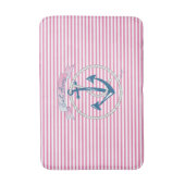 "Segel weg" Wasseranker, Seil, Streifen Badematte (Vorderseite Vertikal)