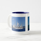 Segel weg zweifarbige tasse (Vorderseite Links)