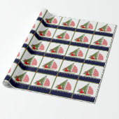Segel-Weihnachtsgeschenk Geschenkpapier (Ungerollt)