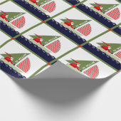 Segel-Weihnachtsgeschenk Geschenkpapier (Ecke)