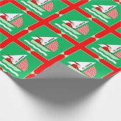 Segel-Weihnachtsgeschenk Geschenkpapier (Ecke)