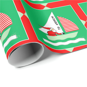 Segel-Weihnachtsgeschenk Geschenkpapier