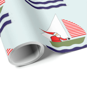 Segel-Weihnachtsgeschenke Geschenkpapier