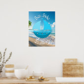 Segel-Wochenend-Abenteuer Poster (Küche)