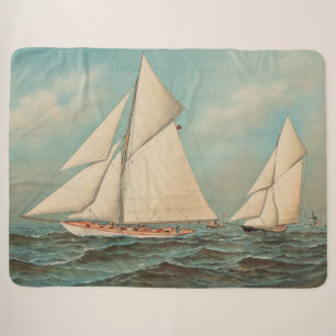 Segel-Yachten im Vintage-Look beim Rennen #1 Sherpadecke