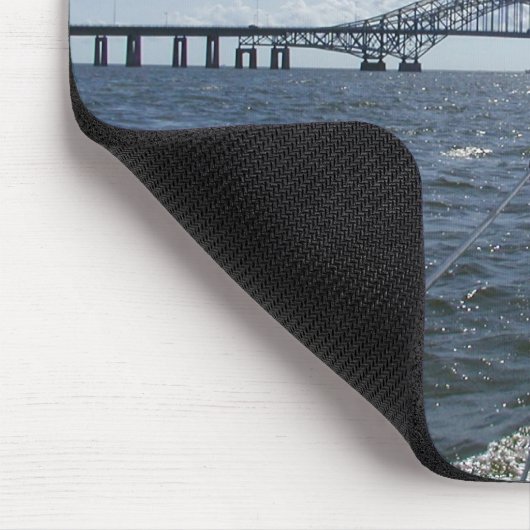 Segel zur Brücke Mousepad (Ecke)