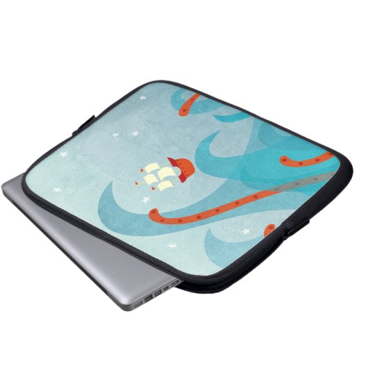 Segelabenteuer Laptopschutzhülle (Vorne Knopf)