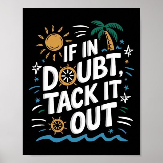 Segelangebot für Segelboote Poster (Vorne)