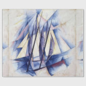 Segelbewegungen Geschenkpapier (Flach)